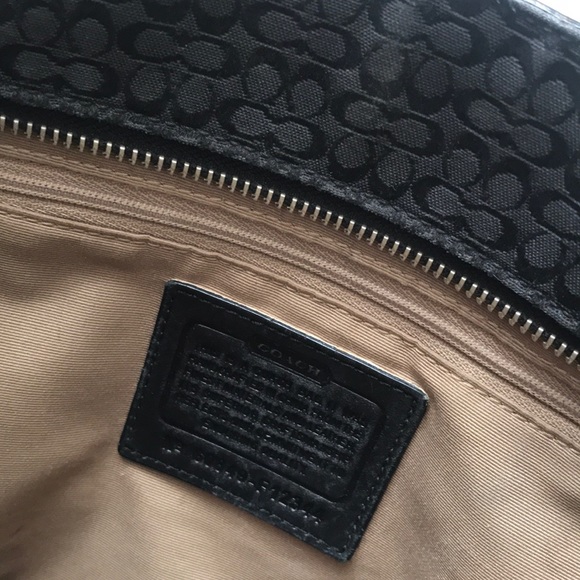 EUC Black Coach Purse with Patent Leather Straps - Picture 5 of 8